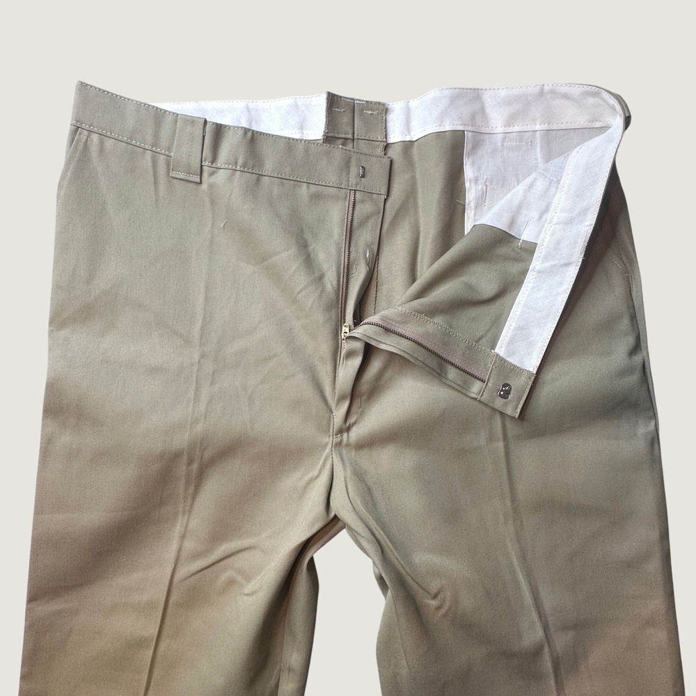 Red Kap Pants Mens 48x37U PT62KH2 Chino Khaki Unhemmed Industrial Workwear NEW